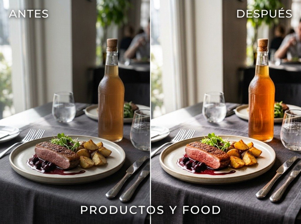 Antes y Después - Productos y Food